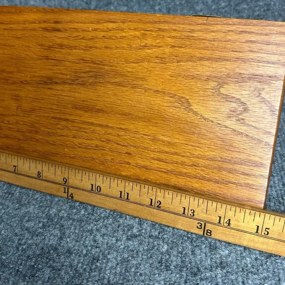 Vintage wooden handmade shelf 6x15 solid oak curved corbel brackets cottage